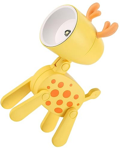 jojofuny Cartoon Hirsch Led Nachtlampe Kleiner Nachtlicht Aus Sicherem Material Anpassbar Dekoratives Schlafzimmerlicht Für Kinderzimmer Und Wohnzimmer