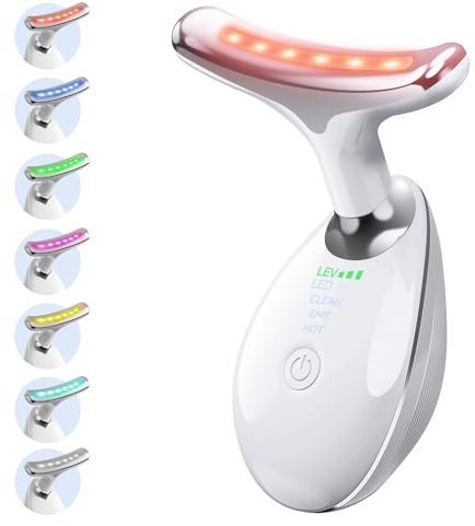 Face Massager, Beauty Device for Face and Neck, High Frequency Vibration Firming Wrinkle Removal Device, Anti-Aging Face Sculpting Tool - Easy Charge (2H Full Charge) & Long-Lasting Battery (7 Days)