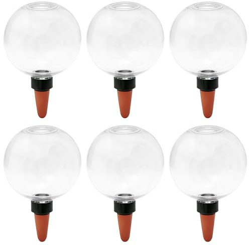 Halorin 6 bolas de riego, bolas de agua de 500 ml para plantas, riego automático de plantas, bolas de riego automático para plantas de jardín, habitaciones, balcones