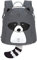 LÄSSIG Kleiner Kinderrucksack für Kita Kindertasche Krippenrucksack mit Brustgurt, 20 x 9.5 x 24 cm, 3,5 L/Tiny Backpack Waschbär