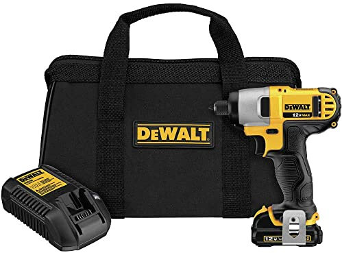 DeWALT DCF815S1 12V MAX 1/4 Variable Speed Cordless Impact Driver Kit