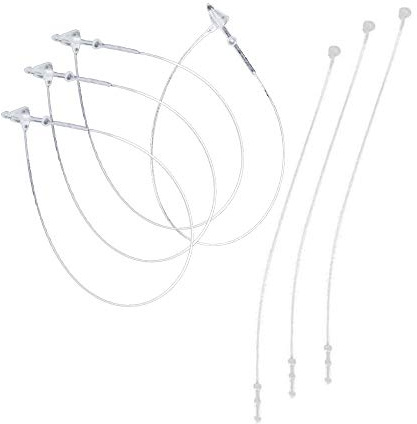 Alfileres de seguridad para etiquetas, 1000 unidades, 175 mm