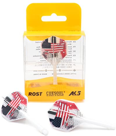 CUESOUL AK5 Integrated Dart Shaft Dart Flights Standard Shape 28mm-American Flag Design