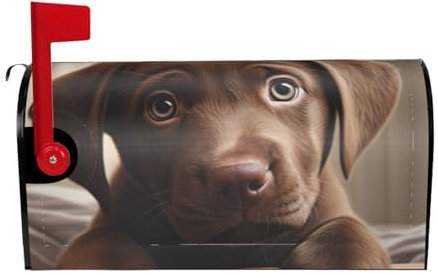 Carino Labrador Cane 1 Stampa Moda Scatola di Lettere Magnetica Protettore Impermeabile Personalizzato Stampa Copertura per Scatole di Posta