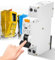 GOMETY FI/LS-Schalter C16, 30mA FI-Schalter C16 RCD-Geschützter Leistungsschalter 6kA 1P+N Typ A Fehlerstromschutzschalter mit RCBO Nennstrom 16A 230V, DIN-Schienen-Montage - Kurve C (wz1)