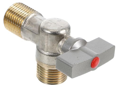 Uonlytech Vanne à Bille Pour Régulation Eau Vanne Arrêt Pour Toilettes Et Éviers De Sortie Eau Pour Robinets Et Chauffe-eau