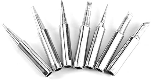 10 PCS 900 MT Copper de Oxígeno con Punta de Hierro Soldado para 936, 937, 938, 969, 8586, 852d Kits de Herramientas de la Estación de Trabajo de Retrabajo, Puntas, Adecuadas para Soldadura de