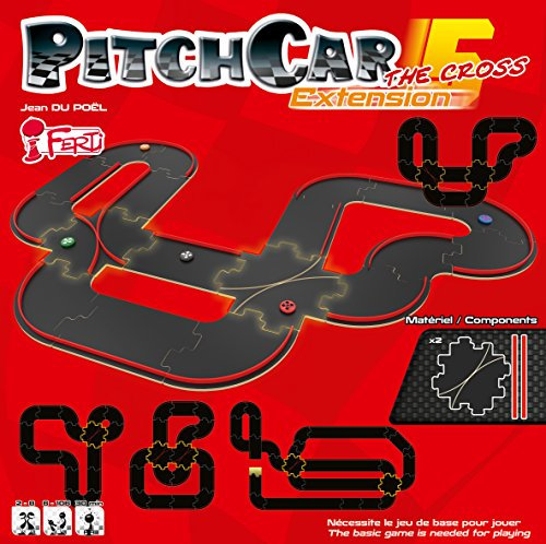 Ferti PitchCar Extension 5 Geschicklichkeitsspiel, Schwarz