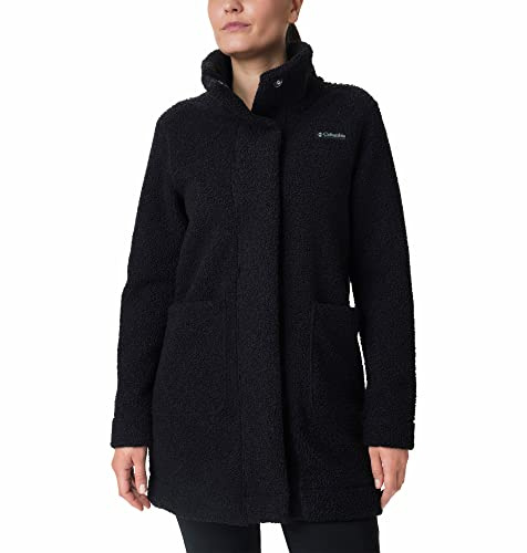 Columbia Femme Manteau Veste D'Hiver, Noir, L