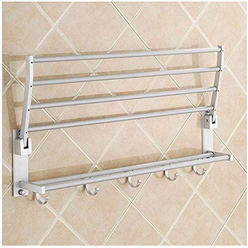 LXLTL Bagno Stendibiancheria A Parete Balcone Stendino Pieghevole Estensibile Asciuga Biancheria da Muro Acciaio Inossidabile Stendino Asciuga Biancheria da Muro,40cm