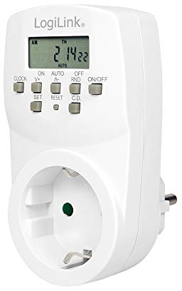 LogiLink ET0007 - Digitale Zeitschaltuhr, IP20 zum Schutz gegen Berührung mit den Fingern oder ähnlichen Objekten