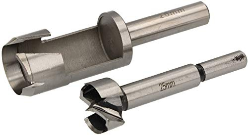 KOTARBAU® Fräs och borrsats 25 mm träborr skogsborr tappborr pluggborr grenhålsborr fräs träkottar ympning borr träfräs