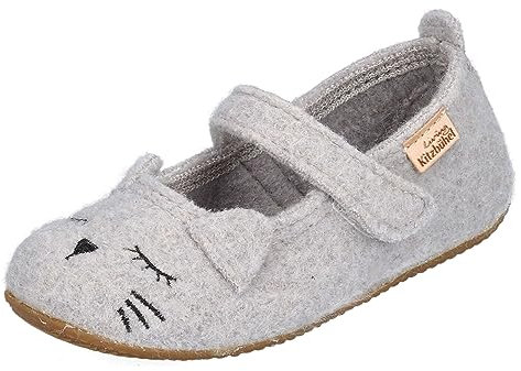 Living Kitzbühel Mädchen 4024-0620 Slipper, Hellgrau, 27 EU