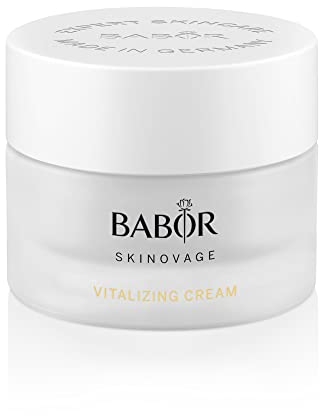 BABOR SKINOVAGE Vitalizing Cream, Gesichtscreme für müde und regenerationsbedürftige Haut, Revitalisierende Feuchtigkeitspflege, Vegane Formel, 50 ml
