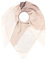 Cashmere Dreams Dreieckstuch mit Kaschmir - Hochwertiger Schal mit Streifen für Damen - XXL Hals-Tuch und Damenschal - Strick Zwillingsherz - brau