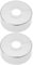 YINETTECH 2pcs 70 x 25mm Shower Split Decorative Cover Shower Rosette Cover Shower Fittings 3 Sizes in 1 Cover Rosette Divided for Diameter 21mm 26mm 33mm
