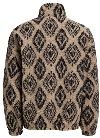 JACK & JONES Jorpaddy Teddy Full Zip Hn T25 Jorpaddy Teddy Full Zip Hn T25 Uomo (Pacco da 1)