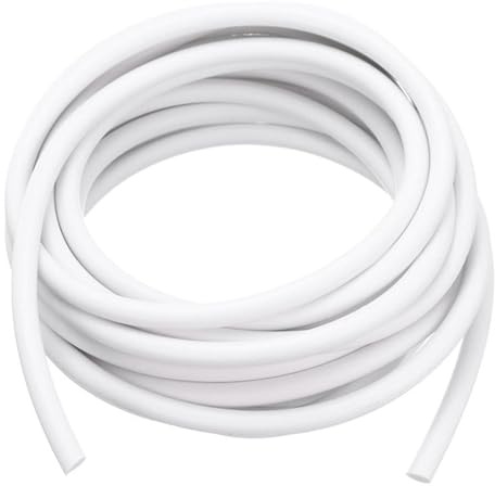 5 metros de cuerda de sellado para juntas, diámetro de 6 mm, junta de espuma de silicona, tira de sellado de espuma de silicona, cordón de sellado negro, perfil de llenado de juntas para juntas y