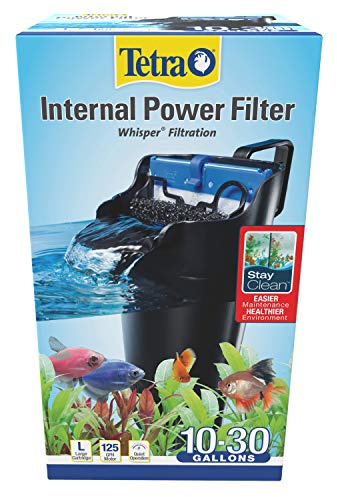 Tetra Whisper Internal Filter 10 To 30 Gallons, For aquariums, In-Tank Filtration With Air Pump