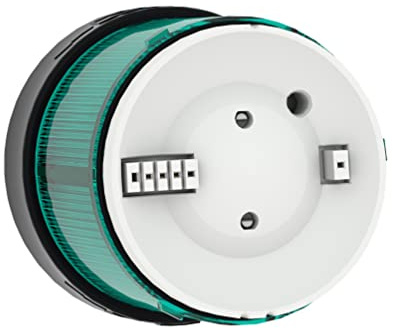 Schneider Electric Illuminated unit for modular tower lights, plastic, green, Ø70, steady, integral LED, 230 V AC