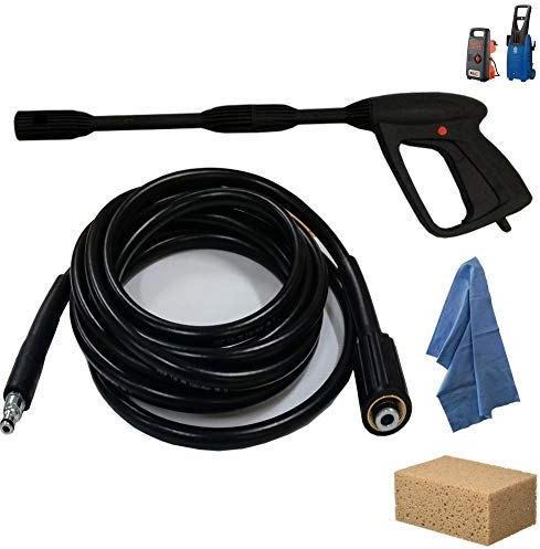 Parpyon® Kit accessori idropulitrice Annovi reverberi – Black Decker Pistola, Lancia, Tubo, Testina ugello per Idropulitrice Ar Blue Clean con Attacco rapido per tubo acqua ricambi (KIT615TF)