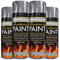 Classic Signature - 4 x Silver High Temperature Spray Paint 300ml Stove Up To 600°C, Engine Exhaust Adhesion, Heat Resistant Wood Burners, BBQ Grill