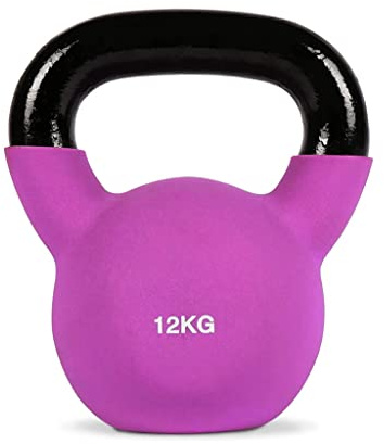 FFitness Kettlebell 12 kg Fitness Hanteln mit Griff für Training Fitness Gym Squat Gym Home