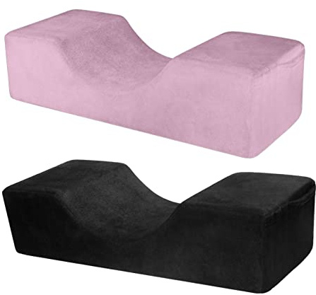 Almohada cervical para pestañas, cojín profesional en forma U, cojín cervical, cojín cervical curvado ergonómico para salón casa, injerto, pestañas