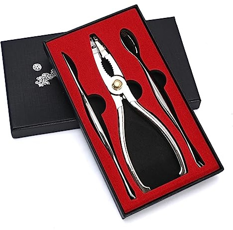 Exquisite 3-piece set Seafood Tools Lobster Crackers and Crab Crackers Apply to Lobster Crab Crab Legs King Crab Legs and Nut
