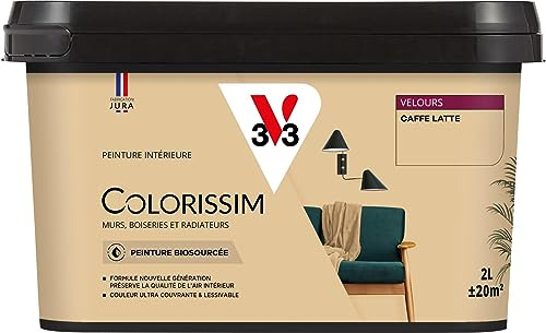 V33 Peinture multi-supports Colorissim® Caffe latte Velours 2L