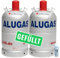 Bluecraft 2X Alu Propangas Flasche 11kg gefüllt inkl. Lecksuchspray