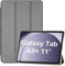 ProCase Hülle für Samsung Galaxy Tab A9+ / A9 Plus 11 Zoll 2023 (SM-X210), Dreifache Schutzhülle Case für 11 Galaxy Tab A9+/A9 Plus, Dünn Leicht Smart Cover mit Translucent Frosted Rückhülle -Grau