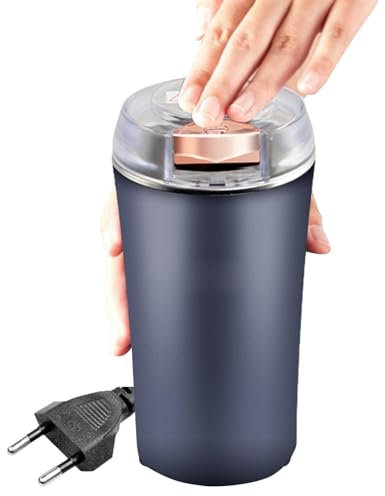 Macinacaffè Elettrico - Macinacaffè Elettrico Lame, Macinacaffè Elettrico Portatile | Macinino Da Caffè Ricaricabile Tramite USB, Impostazioni Di Macinatura Multiple, Spazzola Per La Pulizia