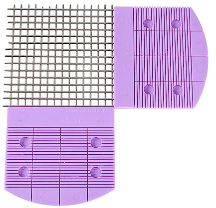 Tofficu 2 Sätze Kardiergerät Aus Papier Quilling-kleber Werkzeug Zum Rollen Von Papier Quilling-Stift Quilling-Papier Bausätze Herstellung Kunsthandwerk Kamm Plastik Violett 2 Stück * 2