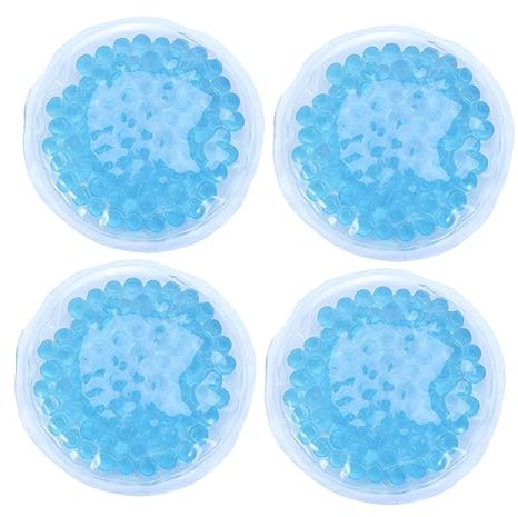 WRITWAA 4 Pièces compresse froide compresse chaude de glace coussin d'allaitement thérapie du froid thérapie du chaud Blue