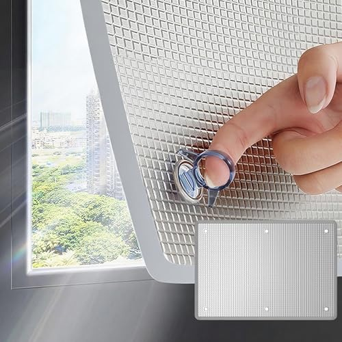 Pellicola per Vetri Privacy e Protezione Solare, Pellicola Isolante Termico Riflettente con Foglio di Alluminio - Pannello Oscurante per Finestre Ufficio Casa Bagno con Ventosa(Gray,75x80 cm)