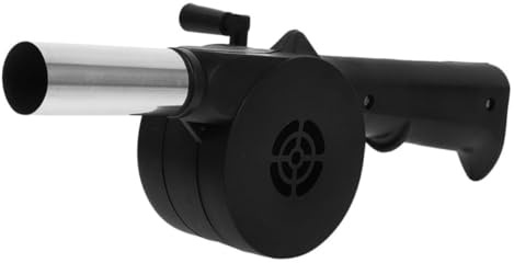 JOINPAYA Soffietto Manuale in Metallo e Plastico per Barbecue, Attrezzo da Campeggio e Picnic, Ventilatore per Grill Compatto e Leggero