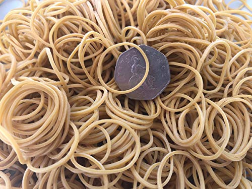 230 x Small No.10 Rubber Elastic Bands 1 30mm x 1.5mm Ideal For Jam