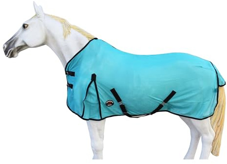 Challenger Horse Mesh Summer Fly Sheet Spring Airflow Turquoise 7301