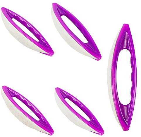 NICENEEDED 5Pcs Gämse Nagelpuffer Datei Maniküre Polierer Block Gämse Fingernagel Puffer Schwamm Art Tool Professionelle Leder Nagel Polieren Nagel Puffer Werkzeuge Set für Zuhause DIY Nail Art Salon