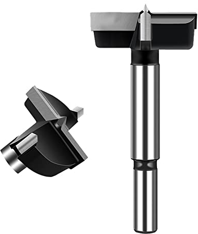 Broca Forstner de acero de tungsteno de 50 mm, ASNOMY Forstner, broca para madera, broca para madera y madera dura