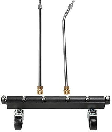 Anlayliay Pressure Washer Under Carriage Cleaner Power Washer Attachment for Car Chassis Cleaning Equipped 6 Fan Nozzle Car Bottom