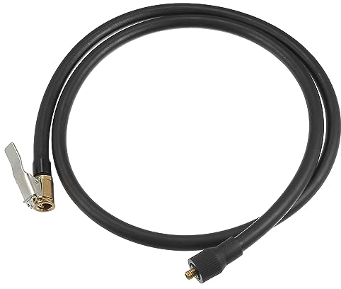 QUARKZMAN 100cm 39.37 Pneumatico Gonfiatore Estensione Tubo Flessibile per Auto Moto Nero