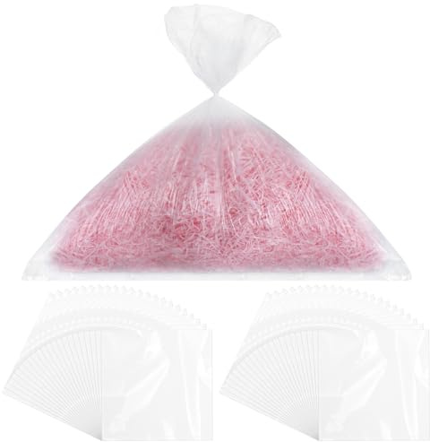 Dinifee 200 Pcs Shredder Bags Bulk, Use for Small Medium Large Shredders,Quality, Strong, Clear, Fits Most Shredders (10 Gallon Size)