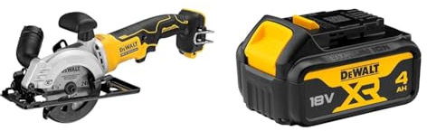 DEWALT DCS571N-XJ Compact Circular Saw 18V XR, Bare Unit + DEWALT Battery