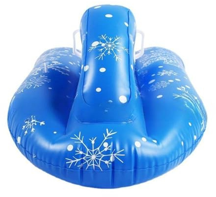 Harilla Tube à Neige Gonflable avec poignées, Jeux Portables, traîneaux gonflables Robustes, Jouet de Neige pour Luge en Plein air, Jeux d'hiver