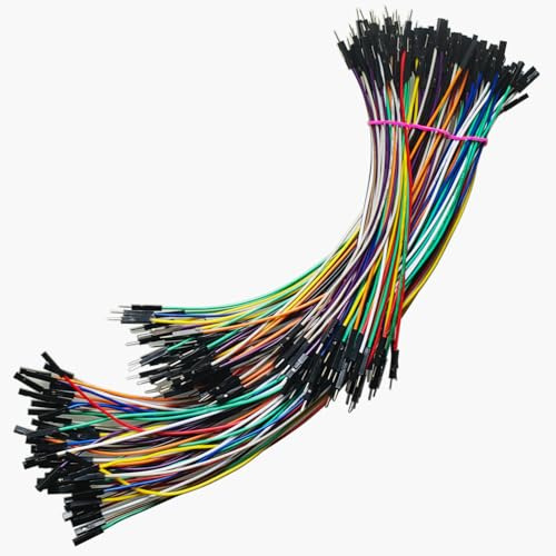 GTIWUNG Jumper Wire kabelbroar för Arduino Breadboard, stickbräda, 15 cm, 20 cm, 30 cm, 24 AWG, trådbroar, tio färger, 5-pack