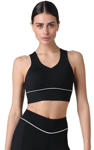 Lovable Reggiseno Sportivo - Top Brassière in Microfibra Senza Cuciture - Supporto, Asciugatura Rapida, Anti Abrasione - Active Comfort Donna