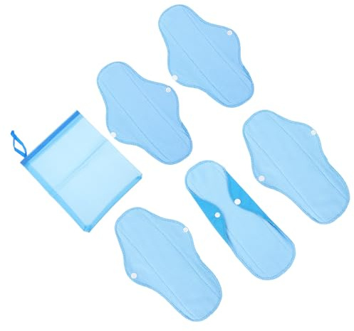 HOODANCOS Toallas Sanitarias Lavables Protector Diario Menstrual Compresa Sanitaria Prueba de Fugas Lactancia y Menstruación