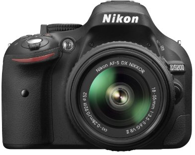 Nikon D5200 - Cámara réflex Digital de 24.1 MP (Pantalla 3, estabilizador óptico, grabación de vídeo), Negro - Kit con Objetivo Nikkor AF-S DX 18-55 mm f:3.5 VR II